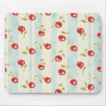   Chic Vintage CHERRIES Fabric Mouse Pad