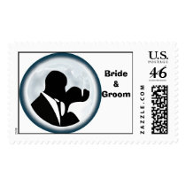 Chic Wedding Postage Stamp by frugalbride Chic Wedding Postage Stamp