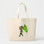 Chica brasileño bolsas