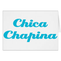 Chica Chapina Greeting Card