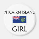 CHICA DE LA ISLA DE PITCAIRN IMANES PARA FRIGORÍFICOS