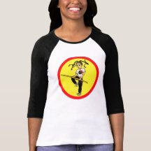 Chica de Manga del karate de los artes marciales d Camisetas