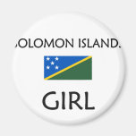 CHICA DE SOLOMON ISLAND IMÁN DE NEVERA