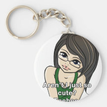 Chica de Teehee Llaveros Personalizados