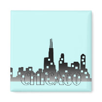 CHICAGO 4 magnets