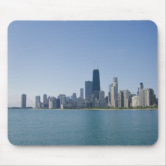 Chicago Across The Lake mousepad