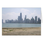 Chicago Across the Water Greeting Cards