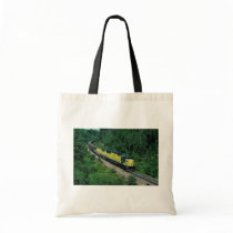 Chicago and Northwestern EMD No. 8028 with ore tra Canvas Bag