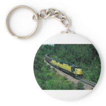 Chicago and Northwestern EMD No. 8028 with ore tra Key Chains