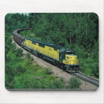 Chicago and Northwestern EMD No. 8028 with ore tra Mouse Pads