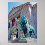Chicago Art Institute Lion posters