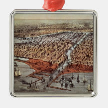 Chicago As it Was, c.1880 Ornament