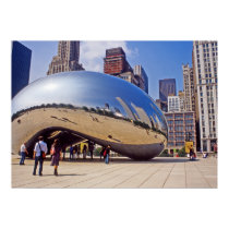Chicago Bean Sculpture posters