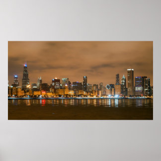 Chicago Skyline Posters | Zazzle