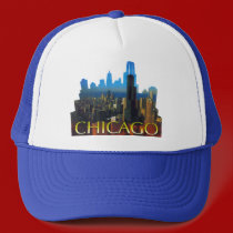 CHICAGO BEAUTIFUL LANDMARKS hats by Kardz4U CHICAGO BEAUTIFUL LANDMARKS hats