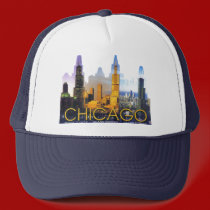 CHICAGO BEAUTIFUL LANDMARKS hats by Kardz4U CHICAGO BEAUTIFUL LANDMARKS hats