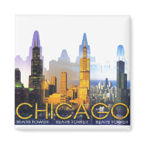 CHICAGO BEAUTIFUL LANDMARKS magnets