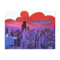 CHICAGO BEAUTIFUL LANDMARKS postcards