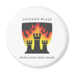 Chicago Blaze Refrigerator Magnets