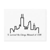 Chicago Blizzard Postcard