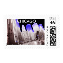 CHICAGO BLUE, CHICAGO postage