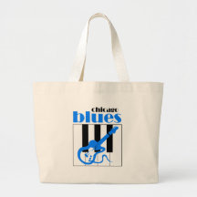 Chicago blues canvas bag