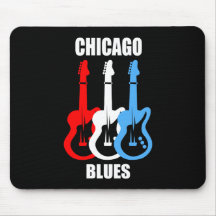Chicago Blues Mouse Pad