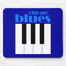 Chicago blues mouse pads