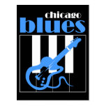 Chicago blues post card