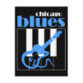Chicago blues post card