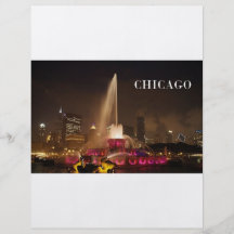 CHICAGO Buckingham Fountain (St.K) Full Color Flyer