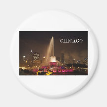 CHICAGO Buckingham Fountain (St.K) Fridge Magnets