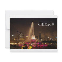 CHICAGO Buckingham Fountain (St.K) Personalized Announcement