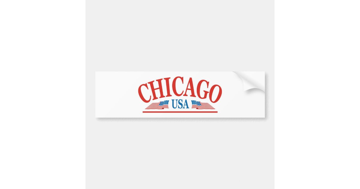 Chicago Bumper Sticker Zazzle