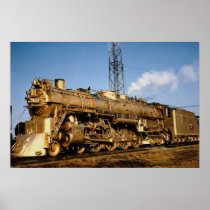 Chicago Burlington and Quincy No. 5632 in special Posters