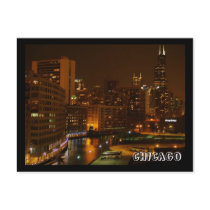 CHICAGO by night postcard by gts1959 CHICAGO by night postcard