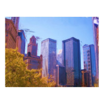 Chicago City Fall Signed posters by Cdiehlio Chicago City Fall Signed posters