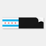 Chicago city flag bumper sticker