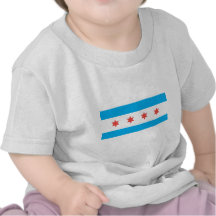 Chicago city flag tshirts