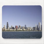 Chicago city skyline with Lake Michigan 2 Mousepad