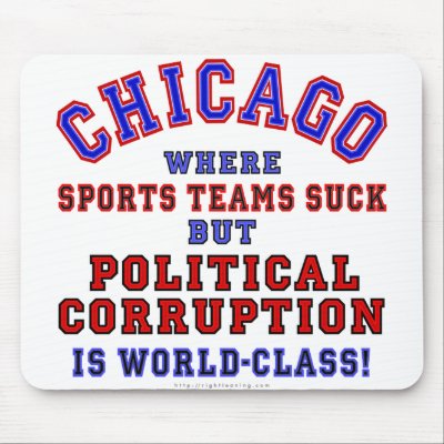 Chicago Corruption Mouse Mat by rightleaning