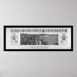 Chicago Cubs Baseball Champions Photo 1907 Posters