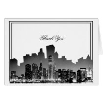 Chicago Destination Wedding Thank You Greeting Card