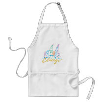 CHICAGO-EMB aprons