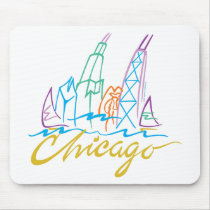 CHICAGO-EMB MOUSE PAD