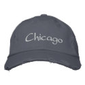 Chicago Embroidered Hat embroidered hats