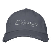 Chicago Embroidered Hat embroidered hats