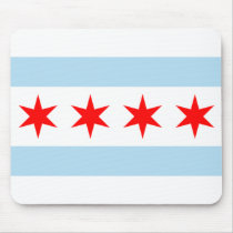Chicago Flag Mousepad