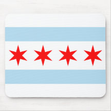 Chicago Flag Mousepad