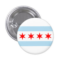 CHICAGO FLAG PIN